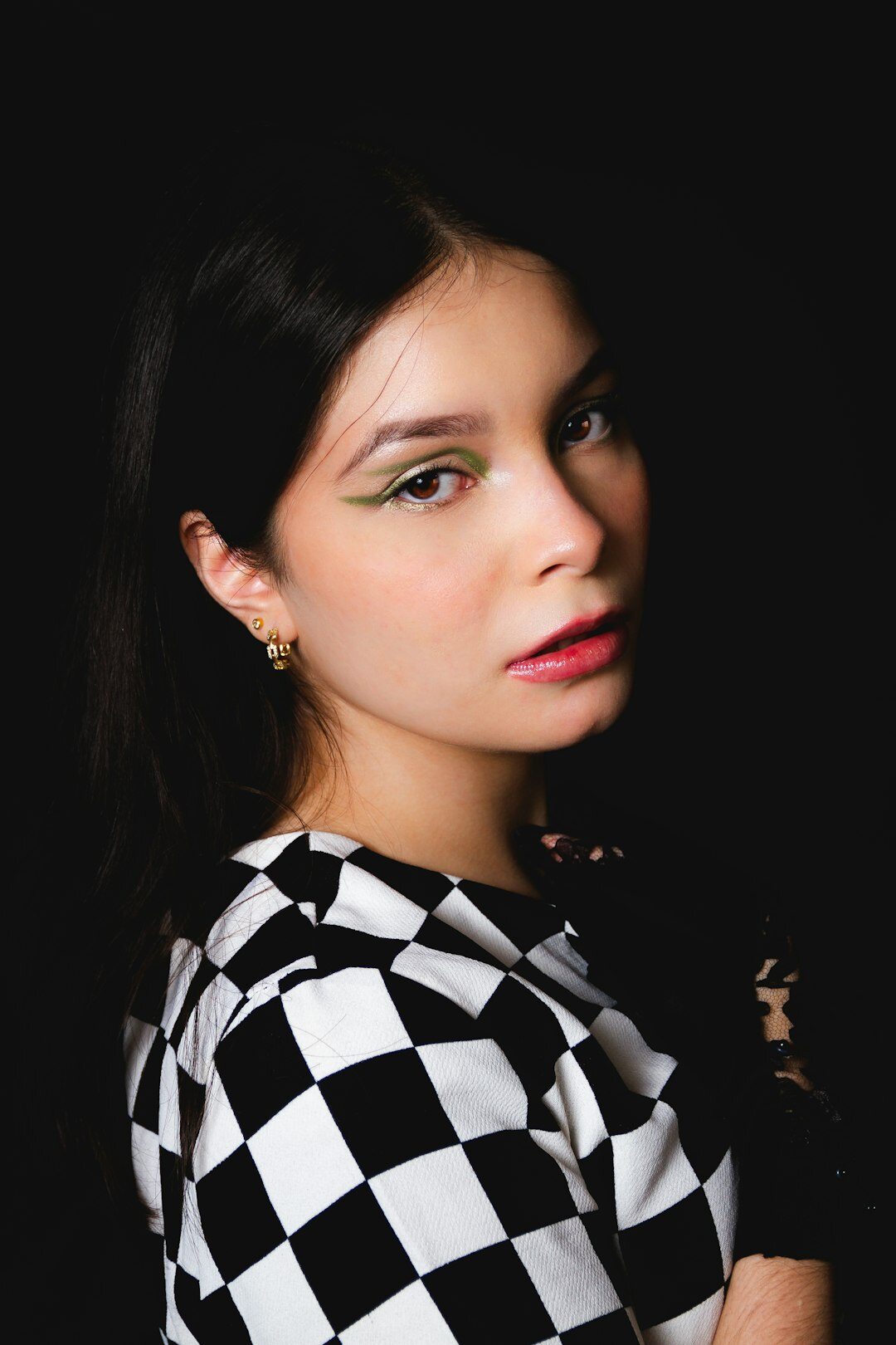 Studio portrait of a young Portuguese female fact-checker